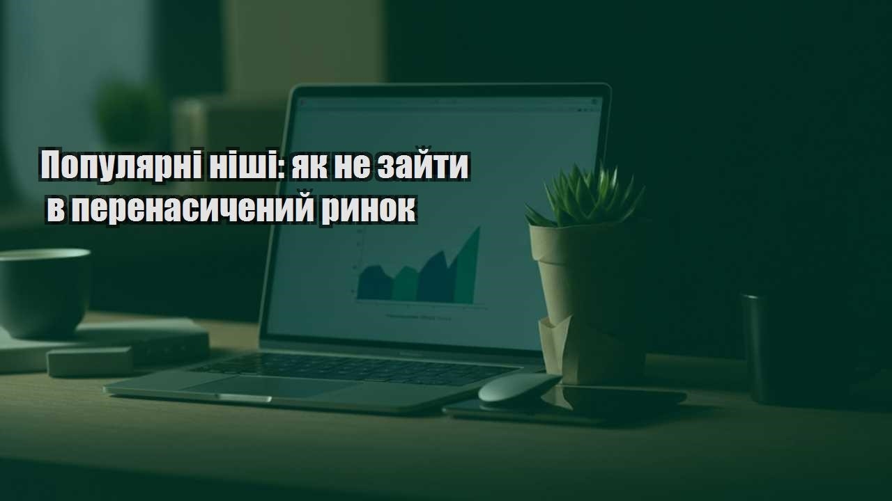 populyarni nishi yak ne zajty v perenasychenyj rynok