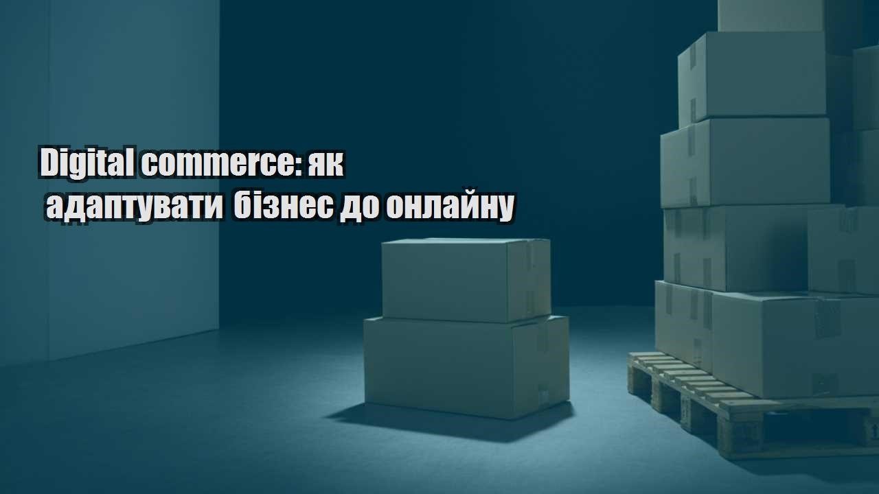 digital commerce yak adaptuvaty biznes do onlajnu